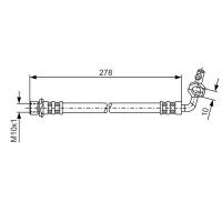 BOSCH 1 987 476 113 Bremsschlauch