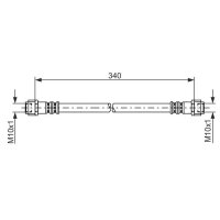 BOSCH 1 987 476 118 Bremsschlauch