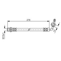 BOSCH 1 987 476 127 Bremsschlauch