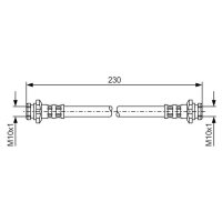 BOSCH 1 987 476 137 Bremsschlauch