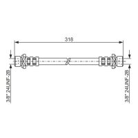 BOSCH 1 987 476 165 Bremsschlauch