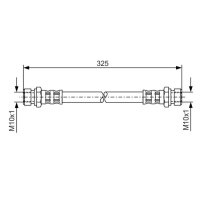 BOSCH 1 987 476 177 Bremsschlauch
