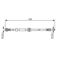 BOSCH 1 987 476 181 Bremsschlauch