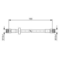 BOSCH 1 987 476 216 Bremsschlauch