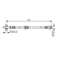BOSCH 1 987 476 282 Bremsschlauch