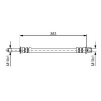 BOSCH 1 987 476 295 Bremsschlauch