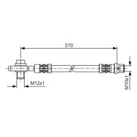BOSCH 1 987 476 308 Bremsschlauch