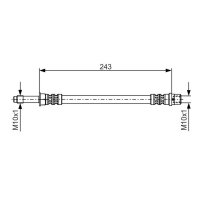 BOSCH 1 987 476 313 Bremsschlauch
