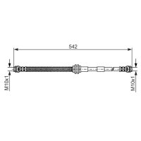 BOSCH 1 987 476 325 Bremsschlauch