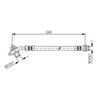 BOSCH 1 987 476 332 Bremsschlauch