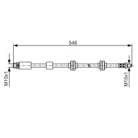 BOSCH 1 987 476 360 Bremsschlauch