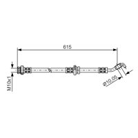 BOSCH 1 987 476 362 Bremsschlauch