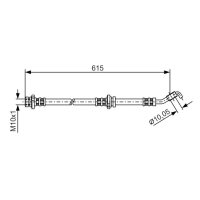 BOSCH 1 987 476 363 Bremsschlauch