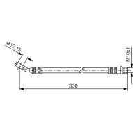 BOSCH 1 987 476 365 Bremsschlauch