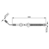 BOSCH 1 987 476 372 Bremsschlauch