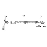 BOSCH 1 987 476 386 Bremsschlauch