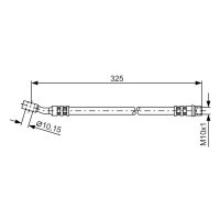 BOSCH 1 987 476 394 Bremsschlauch