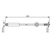 BOSCH 1 987 476 451 Bremsschlauch