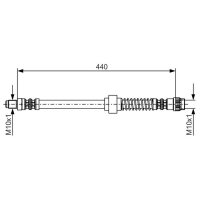 BOSCH 1 987 476 651 Bremsschlauch
