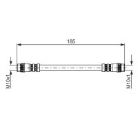 BOSCH 1 987 476 711 Bremsschlauch