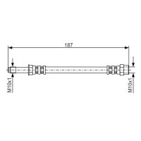 BOSCH 1 987 476 715 Bremsschlauch