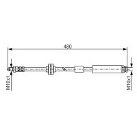 BOSCH 1 987 476 824 Bremsschlauch