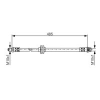 BOSCH 1 987 476 827 Bremsschlauch