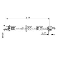 BOSCH 1 987 476 837 Bremsschlauch