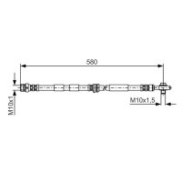 BOSCH 1 987 476 849 Bremsschlauch