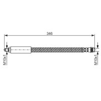 BOSCH 1 987 476 859 Bremsschlauch