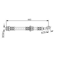 BOSCH 1 987 476 909 Bremsschlauch