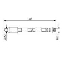 BOSCH 1 987 476 912 Bremsschlauch