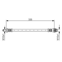 BOSCH 1 987 476 955 Bremsschlauch