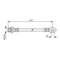 BOSCH 1 987 476 957 Bremsschlauch