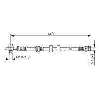 BOSCH 1 987 476 978 Bremsschlauch