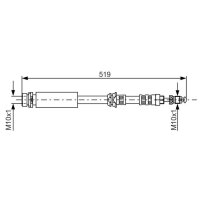 BOSCH 1 987 476 993 Bremsschlauch