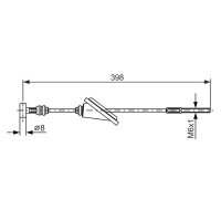 BOSCH 1 987 477 985 Seilzug, Feststellbremse
