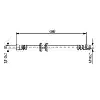 BOSCH 1 987 481 006 Bremsschlauch