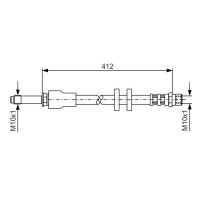 BOSCH 1 987 481 021 Bremsschlauch