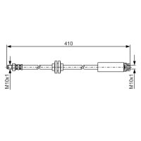 BOSCH 1 987 481 022 Bremsschlauch