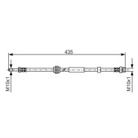 BOSCH 1 987 481 023 Bremsschlauch