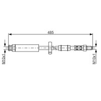 BOSCH 1 987 481 063 Bremsschlauch
