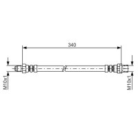 BOSCH 1 987 481 080 Bremsschlauch