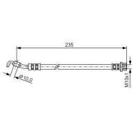 BOSCH 1 987 481 177 Bremsschlauch