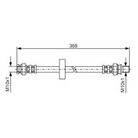 BOSCH 1 987 481 180 Bremsschlauch