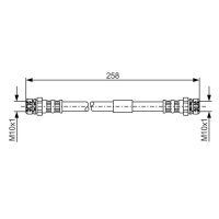 BOSCH 1 987 481 369 Bremsschlauch