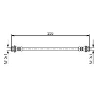BOSCH 1 987 481 402 Bremsschlauch