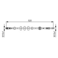BOSCH 1 987 481 431 Bremsschlauch