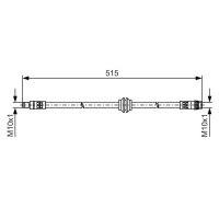 BOSCH 1 987 481 480 Bremsschlauch