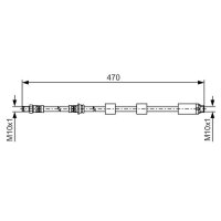 BOSCH 1 987 481 481 Bremsschlauch